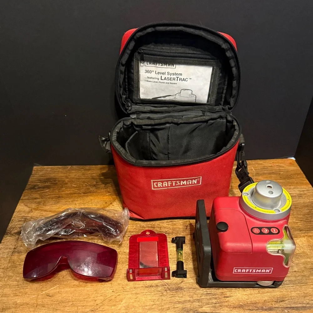 Craftsman 360-degree rotating level system w/ LaserTrac (Model 320.48249) WORKS